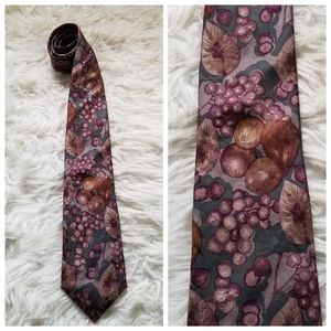 Vintage Christian Dior Grape Print Tie